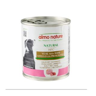 Almo Nature Hfc Ternera Y Jamón Lata Para Perros 280 G