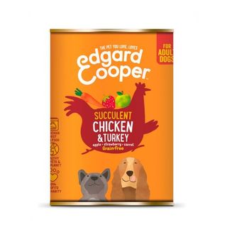 0.4 KG Edgard & Cooper Adult Grain Free Pollo y Pavo lata para perros