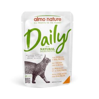 0.07 KG Almo Nature Adult Daily Salmón para gatos