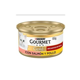 Gourmet Gold Comida para Gatos Salmón y Pollo 85 g