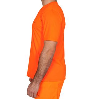 Camiseta Manga Corta Hombre Caza Solognac 300 Transpirable Fluo Alta Visibilidad - 3XL