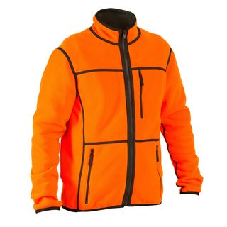 Polar Caza Solognac 500 Hombre Reversible Verde Naranja Fluo Alta Visibilidad - M