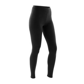Malla legging algodón tiro alto  fitness Mujer 500 negro - S / W28 L31