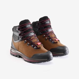 BOTAS DE TREKKING PIEL IMPERMEABLES - mt100 - LARGE - MUJER CAÑA ALTA - 41