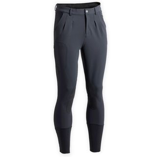 Pantalón Equitación 500 Hombre Gris Oscuro - XL