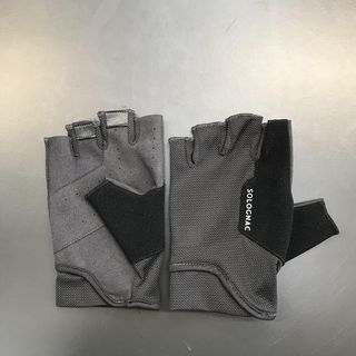 Guantes Mitones Ball Trap Solognac Adulto Negro - M