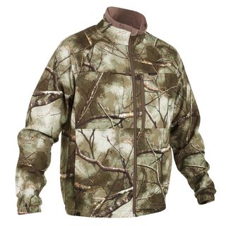 Forro Polar Caza Solognac 300 Hombre Camuflaje Treemetic Silencioso Cálido - XL