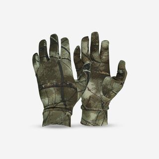 Guantes De Caza Solognac 100 Adulto Camuflaje Treemetic Finos Stretc Silenciosos - XL/2XL