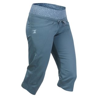 Pantalón corsario de escalada Mujer Vertika gris - 40