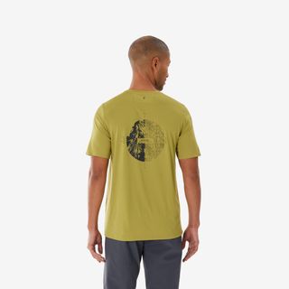 Camiseta de montaña y trekking manga corta Hombre Quechua MH500 - 3XL