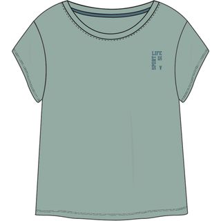 Camiseta 500 Niños Verde Algodón - 131-140cm 8-9A