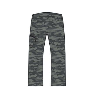 Pantalón De Caza Hombre Solognac 100 Ligero Gris Camuflaje Halftone - 2XL