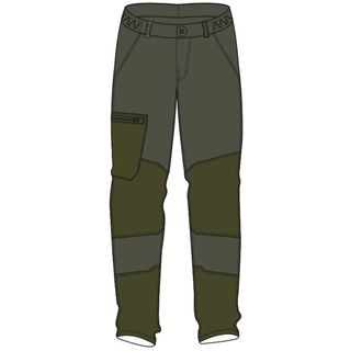 Pantalón De Caza Hombre Solognac 520 Verde Ligero Transpirable Resistente - 2XL