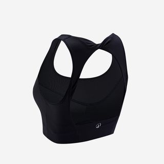 Sujetador Crop-Top Mujer Negro Sujeción Moderada - M AB