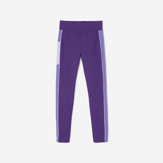 Leggings Niños Violeta Talle Alto Bolsillos - 131-140cm 8-9A