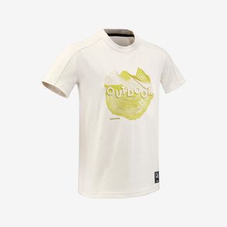 Camiseta de montaña y trekking manga corta Niños 7-15 años Quechua NH100 - 131-140cm 8-9A