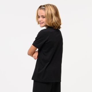 Camiseta Puma Niños Negro Estampado Algodón - 176cm 15-16A