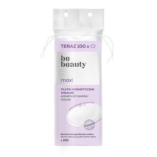 Be Beauty Płatki kosmetyczne owalne 100 szt.