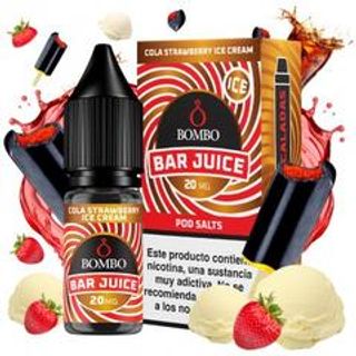 Bar Juice Bombo Sales De Nicotina 10Ml Cola Strawberry Ice Cream 20Mg (Sabor Frio Cola · Fresa Helado · 20Mg)