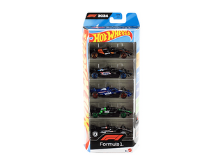 MATTEL HotWheels F1 Editar Modelo Car Pack, 5 unidades