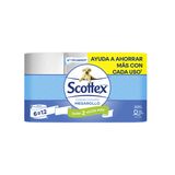 Papel Higiénico Megarollo Scottex 6 Uds.