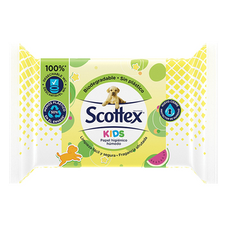 Papel Higiénico Húmedo Junior Scottex 74 Uds.