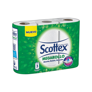 Papel Cocina Mega Scottex 3 Uds.