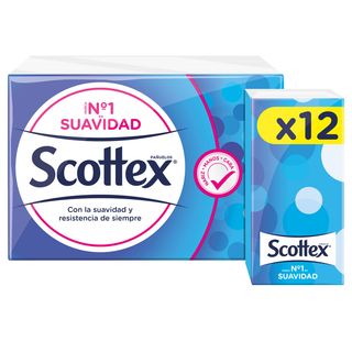 Pañuelo Bolsillo Scottex 12 Uds.