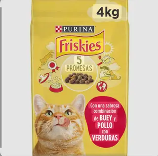 PURINA, Friskies, boeuf, poulet, legumes 4kg