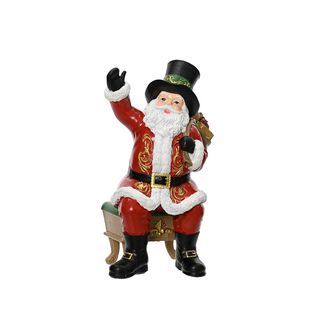 საახალწლო დეკორატიული ფიგურა სანტა კლაუსი 24x15x11.5 სმ Kaemingk217144