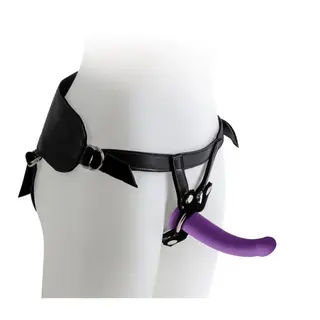 Arnes ajustable cintura con dildo de silicona de 16
