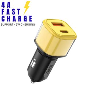JAWDA - Chargeur de voiture 45 W - Type C - USB