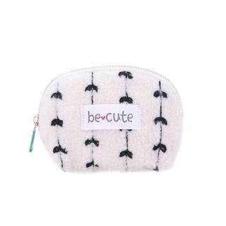 Be Cute plišani neseser sa crnim srcima S