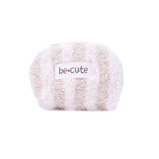 Be Cute plišani neseser bež/beli S