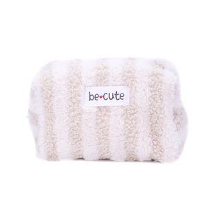 Be Cute plišani neseser bež/beli M