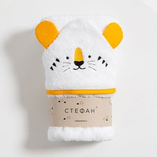 Stefan peškir sa kapuljačom tigar, 60x120cm