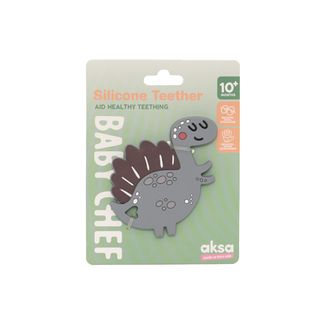 Baby chef silikonska glodalica, dino