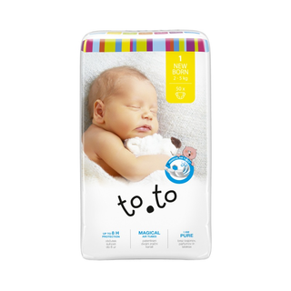 Tosama to.to pelene new born 1 2-5kg, 50kom