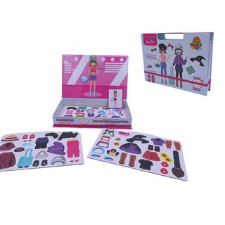 Magnetni kofercic - fashion girl