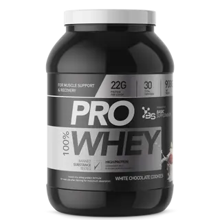 BS ProWhey protein 908g-white chocolate cookies