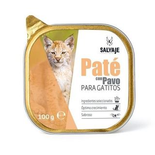 Salvaje Frango em Paté terrina para gatinhos - 100 GR [SAJ43977]