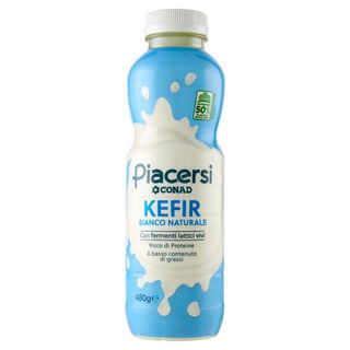 PIACERSI CONAD Kefir Bianco Naturale 480 g