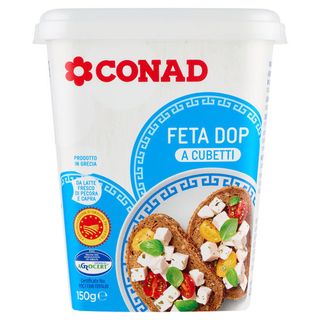 CONAD Feta DOP a Cubetti 150 g