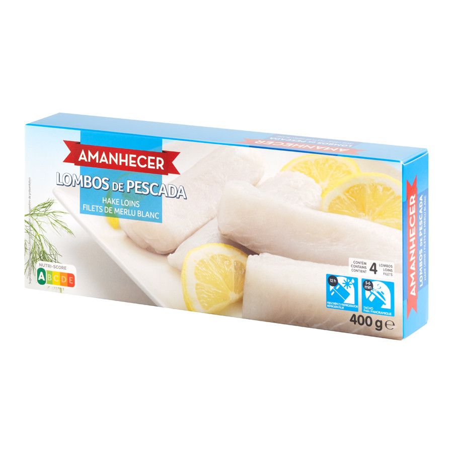 Lombos Pescada Congelados Amanhecer 400g