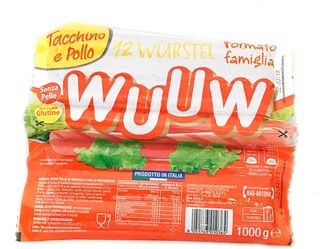 Wurstel Pollo / Tacchino X10 Gr.1000 Wuuw