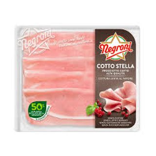 Negroni Prosciutto Cotto Stella Alta Qualità 110G