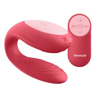 Vibrador Parejas Omega Cereza