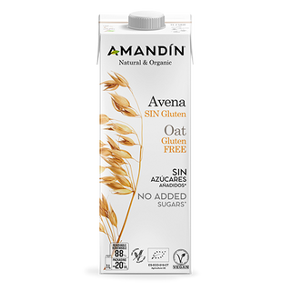 Beguda De Civada Sense Gluten Bio (1 L) Amandin