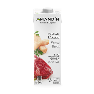 Caldo De \"cocido\" Ecològic (1 L) Amandin