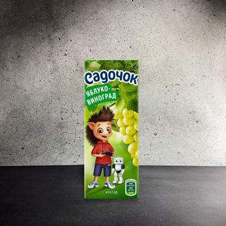 Сік Садочок «яблуко-виноград» 0,2 Л